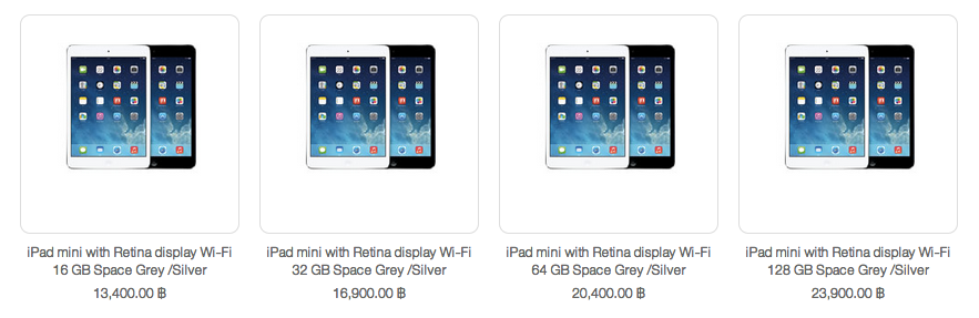 ราคา iPad mini with Retina Display iStudio