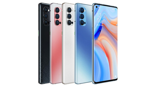 มือถือ 5G 2020 oppo reno4