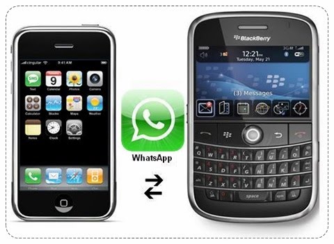 whatsapp iphone android bb chat not free