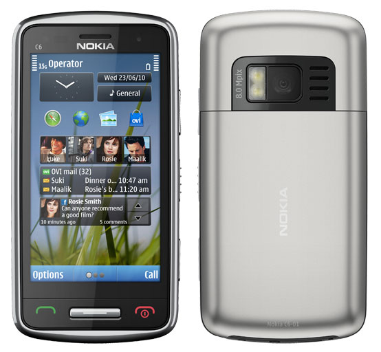 Nokia ประกาศวางจำหน่ายคอมแพคสมาร์ทโฟนรุ่นล่าสุด!!! Nokia C6 Touch คุณภาพระดับ HD