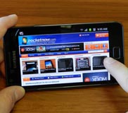 ผลรีวิว web browser ใน Samsung Galaxy S II บอกได้ว่า เทพ !