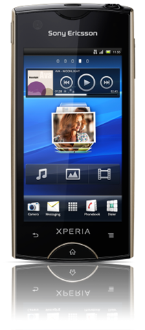Xperia ray_FrontV_Gold_SCR1