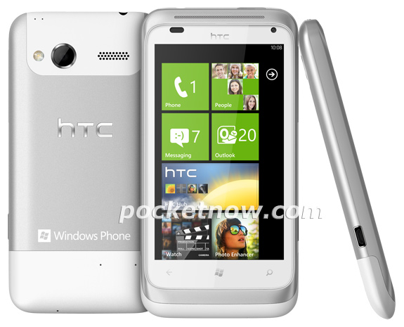 HTC Omega สมาร์ทโฟน Windows Phone 7 ตัวแรงเผยตน ใหญ่ ขาว อวบ