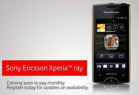 เปิดตัว Sony Ericsson Live สมาร์ทโฟนสำหรับคอเพลง, ราคา Xperia Ray ในยุโรป