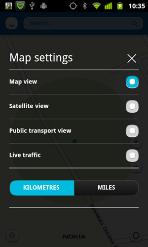 Nokia-Maps-Android-Settings