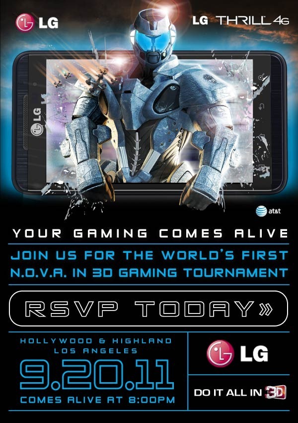 LG จับมือ Gameloft จัดแข่ง N.O.V.A 3D ทัวร์นาเมนต์ประชันเกมสามมิติ