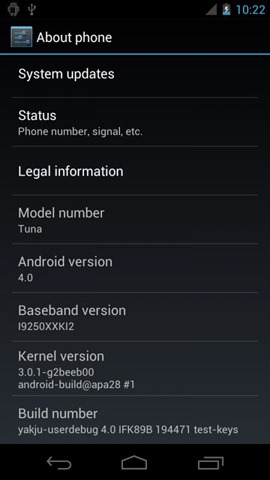 หลุดภาพ Nexus Prime ตัวเป็นๆ ก่อนงาน พร้อมหน้าตา Android 4.0 Ice Cream Sanwich