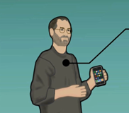 CNET ในอังกฤษขอนำเสนอวีดีโออนิเมชั่นที่บอกความเป็นมาของ Apple iPhone เพื่อรำลึกถึง Steve Jobs