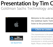 สรุปคำพูดของ Tim Cook เกี่ยวกับทิศทางเเละ Apple TV ในงาน Goldman Sachs Technology and Internet Conference
