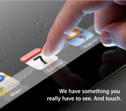 Apple ประกาศเปิดตัว iPad 3 วันที่ 7 เดือนมีนาคมที่ซานฟรานซิสโก พร้อมรูป iPad เเบบ Retina Display