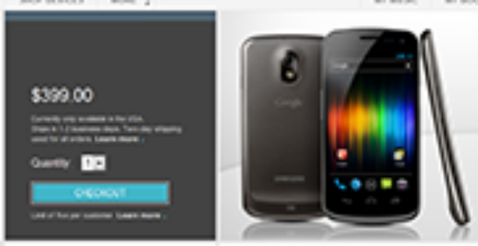 Google กลับมาขายมือถือประเดิมด้วย Galaxy Nexus เครื่องอันล็อคเเค่หมื่นสอง