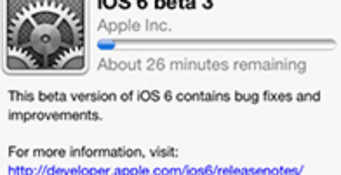 iOS 6 Beta 3 เปิดให้นักพัฒนาลองใช้กันแล้ว พร้อมความสามารถเพิ่มขึ้นอีกนิดหน่อย