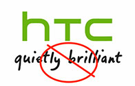 HTC แก้เคล็ด เอาสโลแกน quietly brilliant ออกจากโลโก้และโฆษณา
