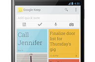 Google เปิดตัว Keep บริการจดโน้ตซิงค์ผ่านบน Google Drive และ Android
