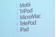 เชื่อหรือไม่ Apple เคยเกือบใช้ชื่อ Telepod, Mobi และ iPad เป็นชื่อสมาร์ทโฟนของตนเองมาแล้ว