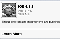 ผู้ใช้บางส่วนพบปัญหาเครื่องสูบแบตมากกว่าเดิม และ Wi-Fi ผิดปกติหลังอัพเดตเป็น iOS 6.1.3