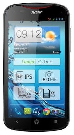 Acer เปิดตัว Liquid E2 มือถือควอดคอร์ จอ 4.5 นิ้วราคาไม่ถึงหมื่นบาท