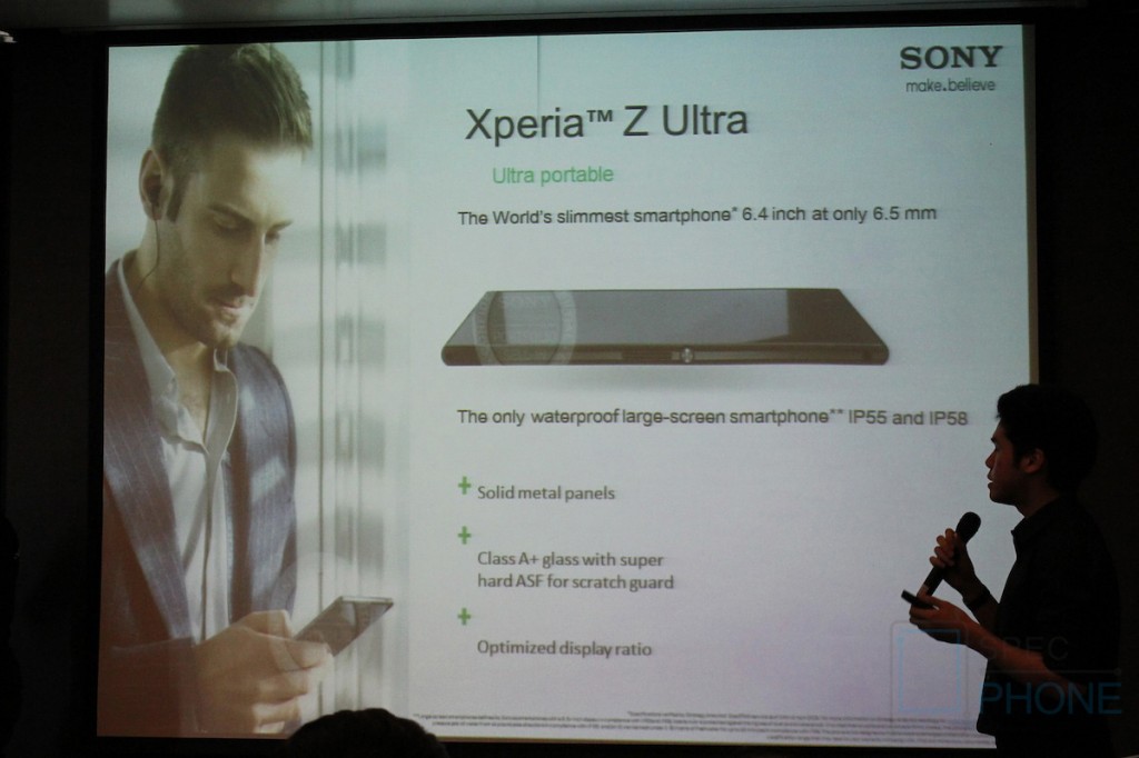 Sony Xperia Z Ultra Hands on Specphone 206