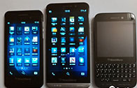 โชว์เครื่อง BlackBerry Z30 อีกครั้ง เทียบกับ BlackBerry Z10 และ Q50