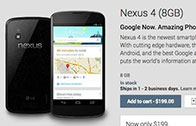 Google ตัดราคา Nexus 4 รุ่น 8 GB เหลือเพียงหกพันกว่าบาท รุ่น 16 GB เหลือไม่ถึงหมื่น