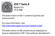 iOS 7 Beta 6 ออกมาแล้ว พร้อมปรับแก้บั๊กของฟีเจอร์ iTunes in the Cloud