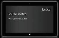 Microsoft จัดงานเปิดตัว Surface 2 วันที่ 23 กันยายนนี้