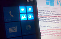 โชว์ฟีเจอร์ใหม่ Windows Phone 8.1 มีส่วนรวมของ Notification และเลือก Tiles ได้หลายอันพร้อมกัน