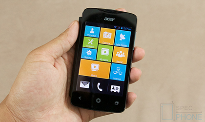รีวิว Acer Liquid Z3 สมาร์ทโฟนรุ่นเล็กสำหรับผู้เริ่มต้น ด้วยชิป Dual-core ในราคาเบาๆ เพียง 2,590 บาท
