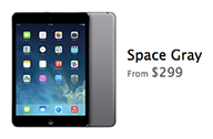 Apple ในสหรัฐฯ เปลี่ยนสี iPad mini รุ่นแรกจากดำเป็นเทา Space Gray พร้อมเปิดวางขายแล้ว