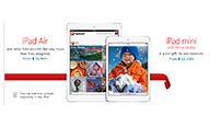 iPad Air เปิดราคา 16,900 บาท ส่วน iPad mini with Retina Display เริ่มที่ 13,400 บาทพร้อมสั่งได้ทันที
