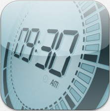 touch lcd speaking alarm clock