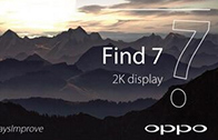 OPPO ใบ้ข้อมูล Find 7 จะมากับหน้าจอความละเอียด 2K