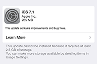 Apple ปล่อยอัพเดต iOS 7.1 ตัวเต็มแล้ว กดอัพได้ทันทีจากในเครื่อง ข้อมูลไม่หาย