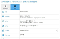 ผลเบนช์มาร์กแท็บเล็ตตัวใหม่จาก NVIDIA : จอ 7.9 นิ้ว ความละเอียด QXGA ใช้ Tegra K1