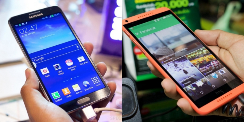 รีวิว Hands-On Samsung Galaxy Note 3 Neo Duos และ HTC Desire 816