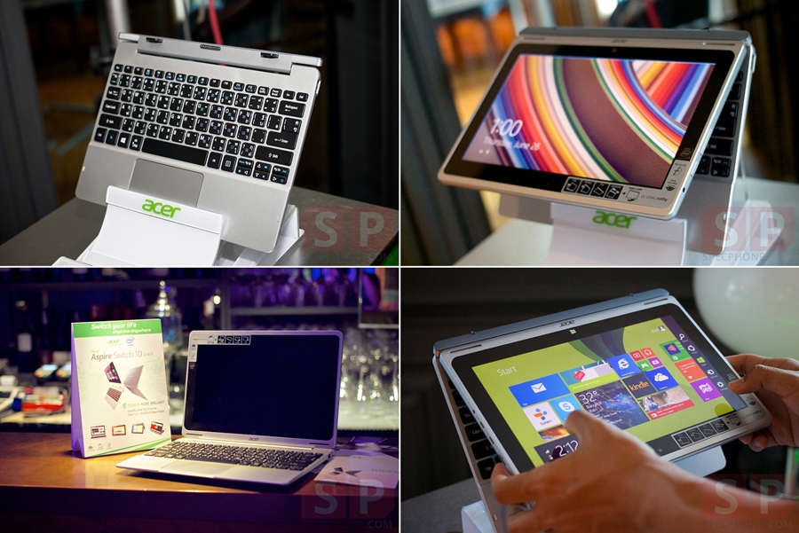 Hands-on Acer Aspire Switch 10 ไฮบริดโน้ตบุ๊ค และ Acer Iconia One 7 แท็บเล็ต 7 นิ้วสเปคคุ้มค่าเกินราคา