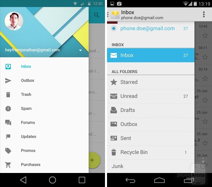 Android L vs Android KitKat 16