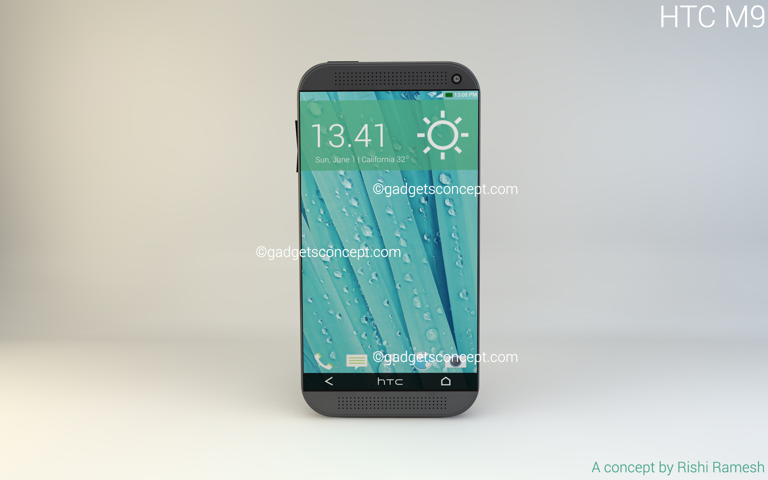 HTC One M9 concept by Rishi Ramesh