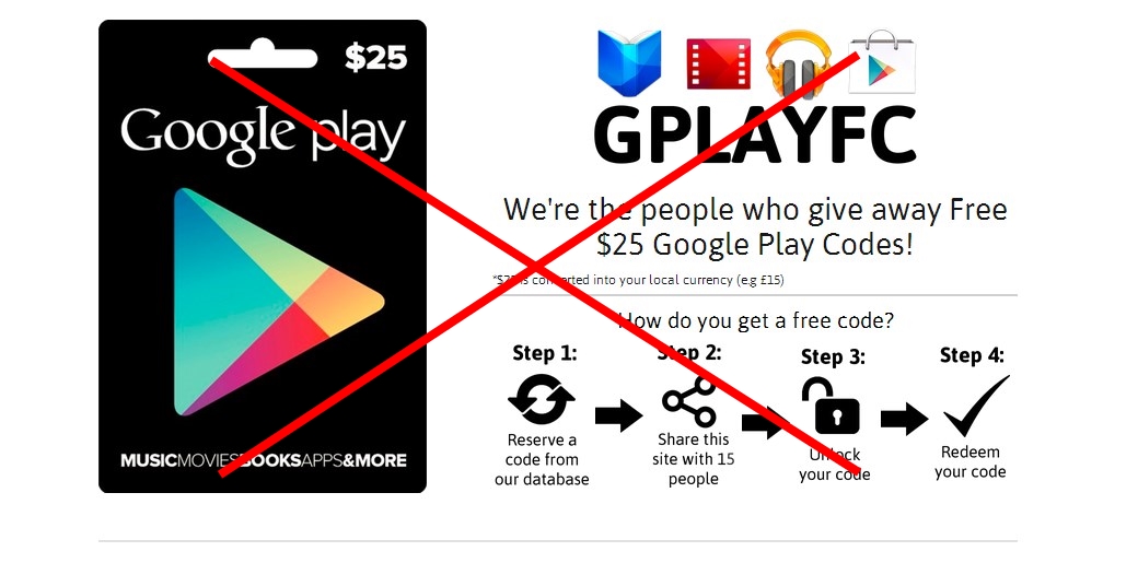ระวัง อย่าหลงชื่อ GPLAYFC ที่จะแจก $25 ใน Google Play ที่แท้เป็น Scam ห้ามกดเป็นอันขาด!!
