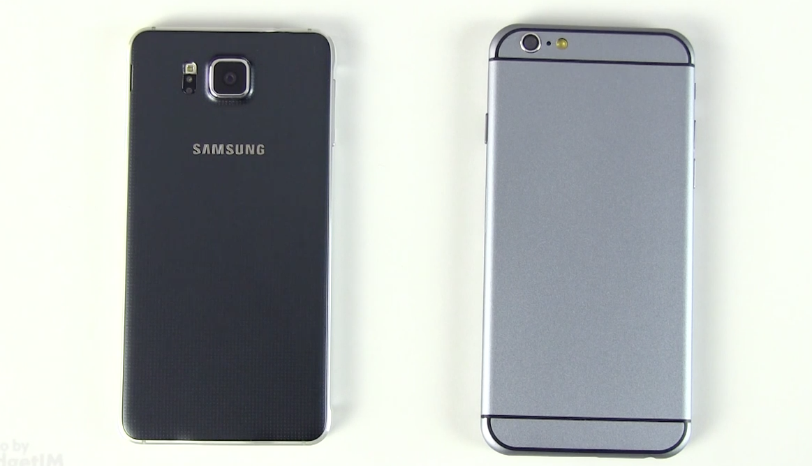 เทียบขนาด iPhone 6 vs HTC One M8, Galaxy S5 และ Galaxy Alpha [มีคลิป]