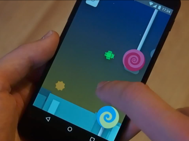 อัพเกรดเป็น Android 5.0 Lollipop วันนี้แถมฟรีเกม Flappy Bird เวอร์ชั่นพิเศษ