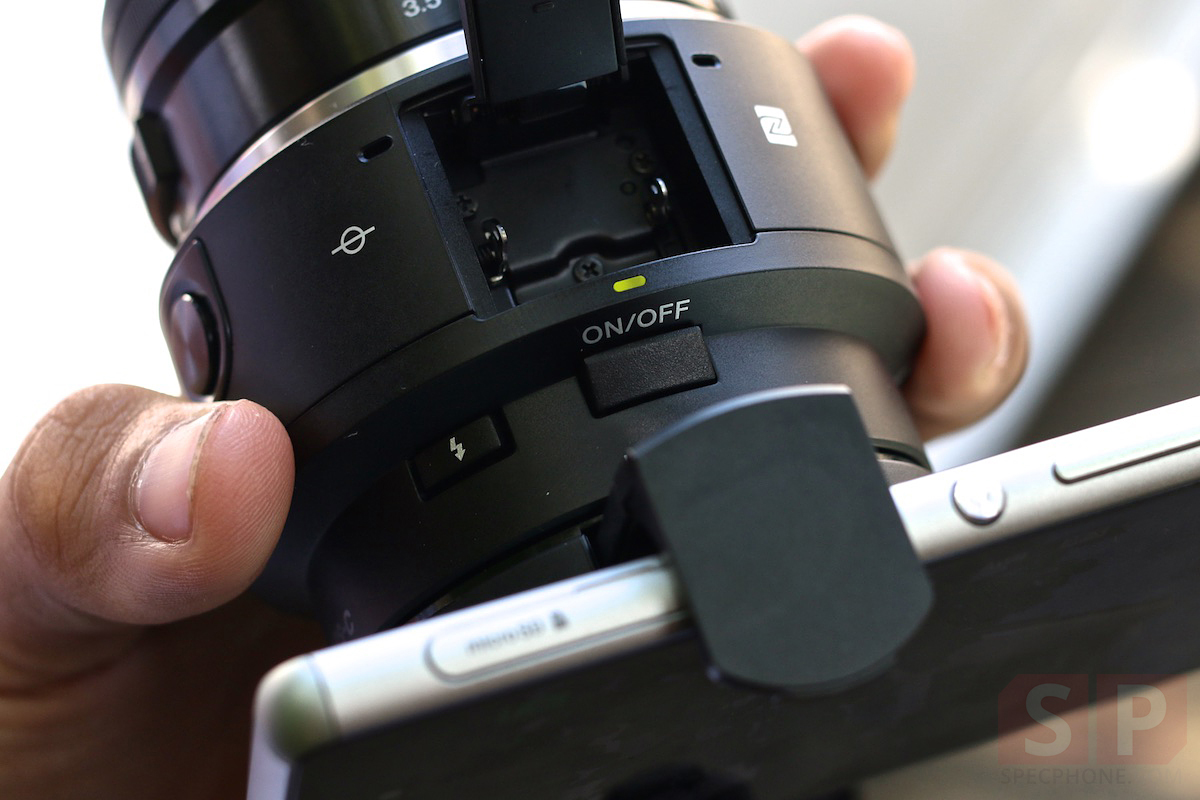 Review Sony QX 1 Lens Mount SpecPhone 0161