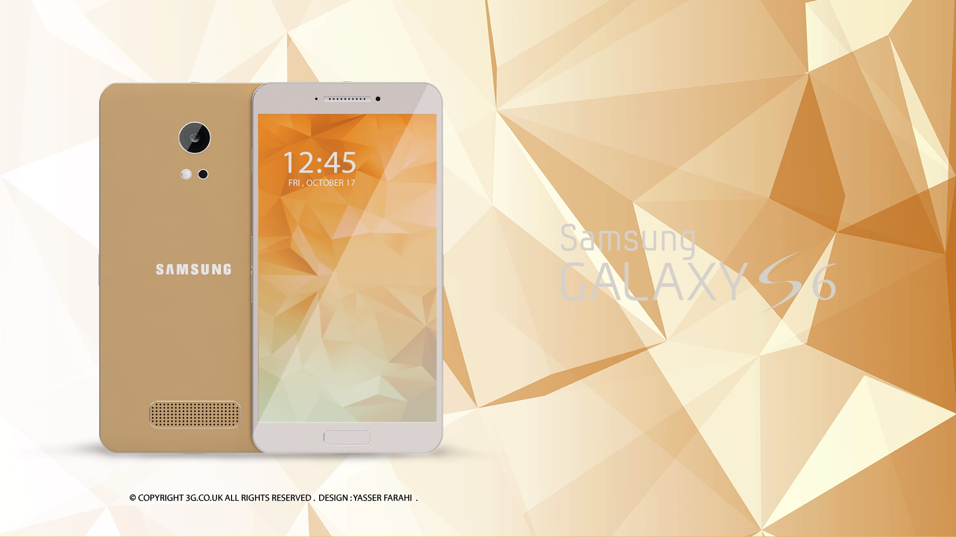 Samsung Galaxy S6 Gold HQ