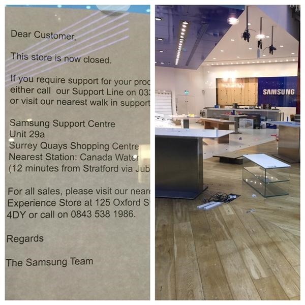 Samsung ปิดร้านค้า Experience Store สุดหรูใจกลางลอนดอนหลังยอดขายตกต่ำ