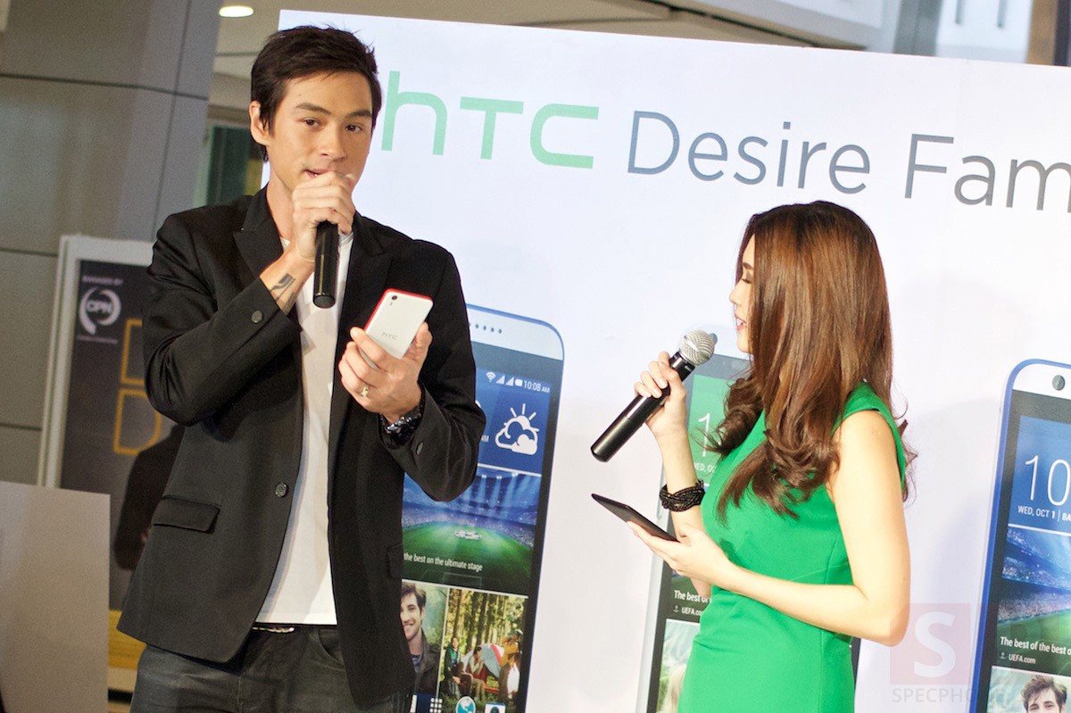 Hands-on ลองจับ HTC Desire EYE มือถือกล้องหน้า-หลัง 13 ล้าน กันน้ำได้ และ HTC RE กล้องถ่ายรูปตัวจิ๋วจาก HTC