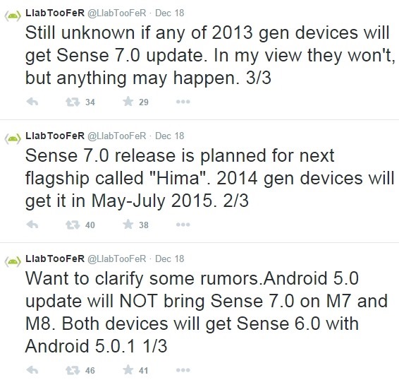 HTC One M8 จะยังได้รับอัพเดท Sense 7 ด้วย พร้อมกับ Flagship ที่จะออกใหม่ในปีหน้า