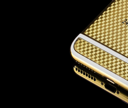 24K gold plated version of the Apple iPhone 62