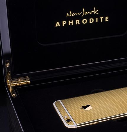 24K gold plated version of the Apple iPhone 67