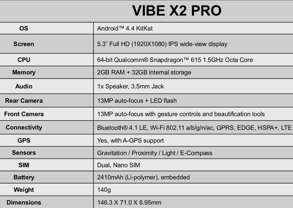 Lenovo Vibe X2 Pro 4