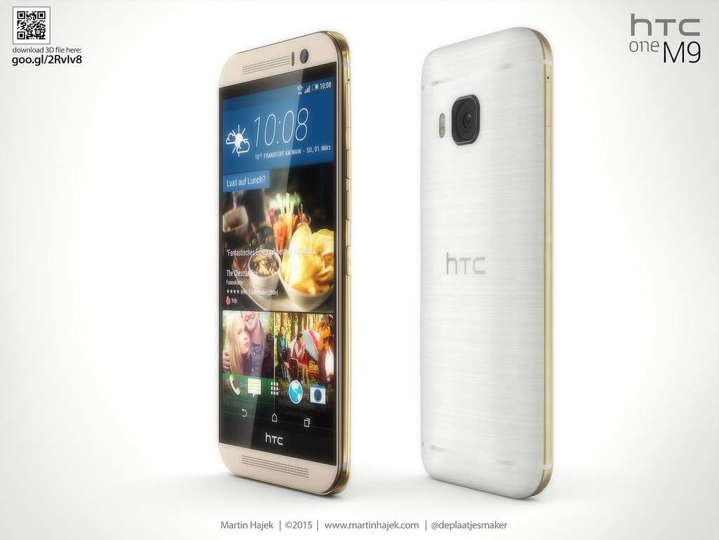 เทียบชัดๆ ภาพเรนเดอร์ HTC One M9 ตัวล่าสุดกับภาพเรนเดอร์แบบมโนที่ออกมาก่อนหน้านี้